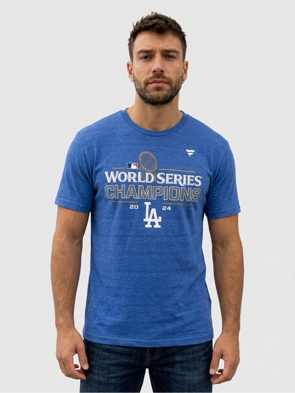 Los Angeles Dodgers Fanatics 2024 World Series Champions Men’s T-Shirt